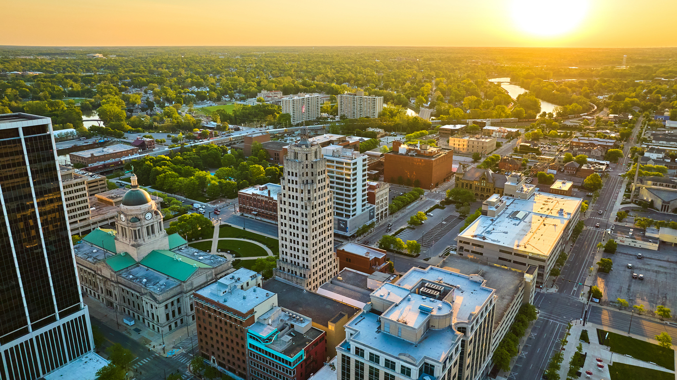 Panoramic Image of Fort Wayne, IN